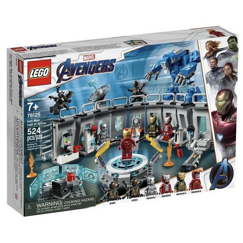 레고 76125 어벤져스 아이언맨 연구소 [정품 국내배송] LEGO® 76125 Marvel Super Heroes, 혼합 색상, 1개