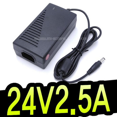 명호전자 DC 24V 아답터 1A 1.5A 2A 3A 3.5A 5A 6A 8A 9A 어댑터, MH2410_24V 2.5A 해외인증