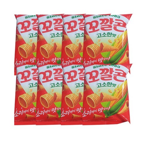 롯데 꼬깔콘 고소한맛 67g x 8, 1세트