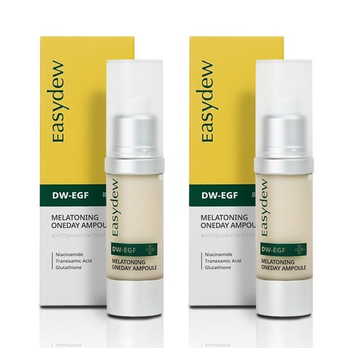 시간의 흔적을 지우는 마법, 이지듀 DW-EGF 멜라토닝 원데이 앰플 심층 탐구 이지듀기미앰플