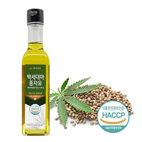 대마종자유 250ml HACCP 인증 저온압착착유 햄프씨드오일 햄프씨드유, 4개