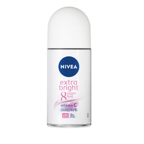 니베아 데오드라트 롤온 엑스트라 브라이트, 50ml, 3개