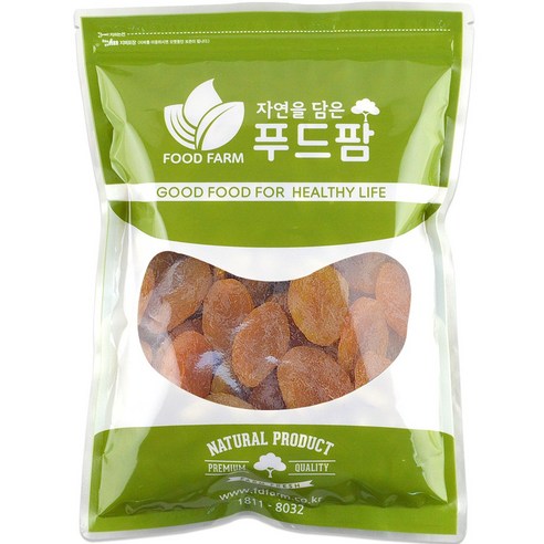 푸드팜 건살구, 1개, 500g