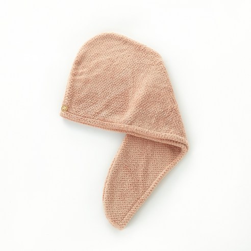 슈퍼 흡수 속건 욕실 농축 샤워 캡 극세사, 25*65cm, 핑크/핑크