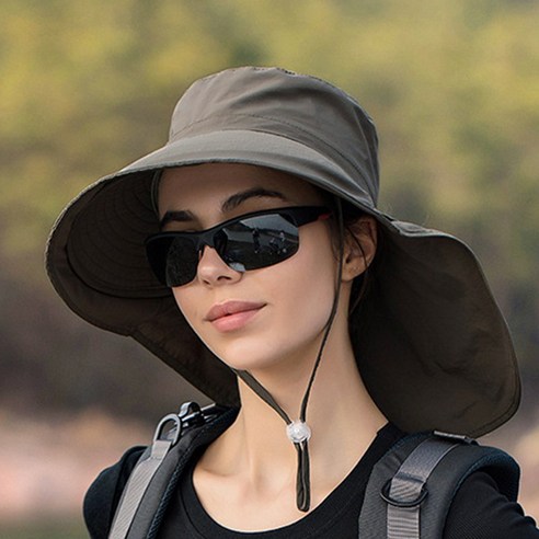 보슈 트레킹 여행 아쿠아 물놀이 등산 캠핑 벙거지 모자 썬캡 gdn4-1, 카키