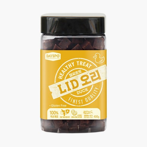 데이스포 헬시트릿 LID 강아지 간식, 오리, 400g