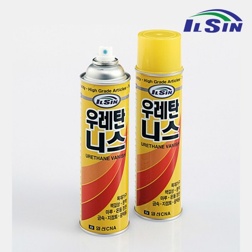 일신 우레탄 니스 420ml 광택용 코팅제 뿌리는 스프레이 바니쉬 나무 목재 가구, 일신 우레탄니스420ml