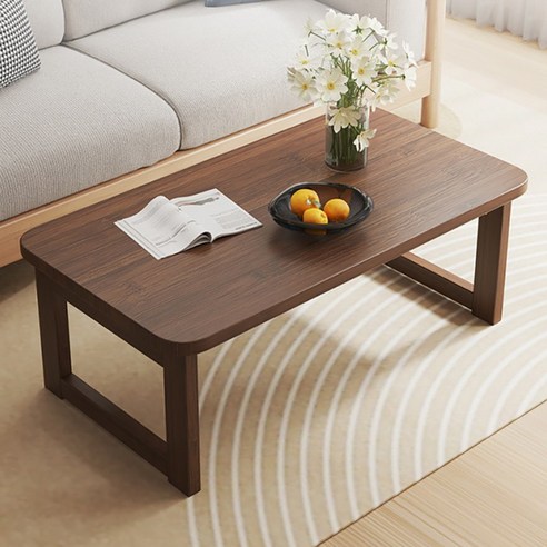 좁은 공간을 넓게! 삶의 질을 높여주는 마법, SeekFun 접이식 티테이블 원목좌식테이블