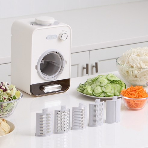 야채 준비를 간편하고 효율적으로 만드는 쿡클린 채써는기계와 전동채칼