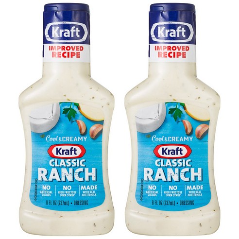 크래프트 클래식 랜치 드레싱, 237ml, 2개