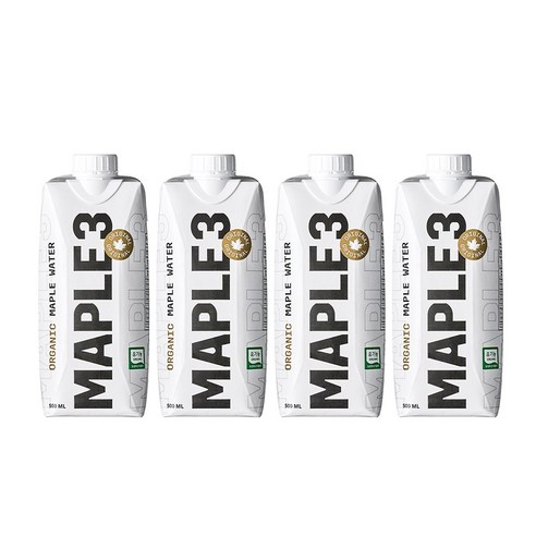 메이플3 메이플워터, 500ml, 4개