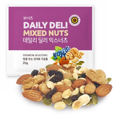 앤네이처 하루견과 데일리 딜리 믹스너츠, 20g, 30개