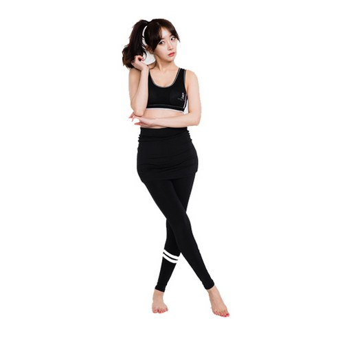 HS 여성용 스포츠 치마레깅스 LF001