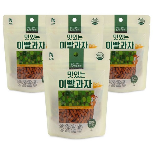 베푸 맛있는 이빨과자 고양이 스낵 간식, 4개, 50g, 치즈맛