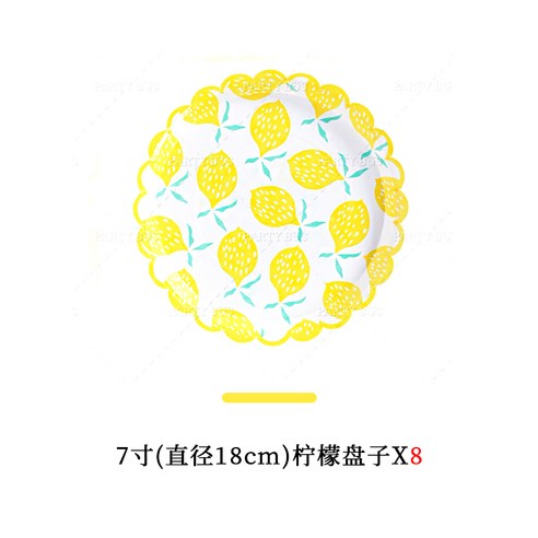 DFMWI.피크닉 매트.Picnic mat.--인스풍 피크닉 패드 1회용 야외 바비큐 방수&두툼한 플라스틱 패드 캠핑대 패드, 87인치레몬플레이트