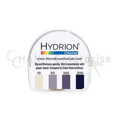Hydrion CM-240 염소 농도 테스트 페이퍼, 1개
