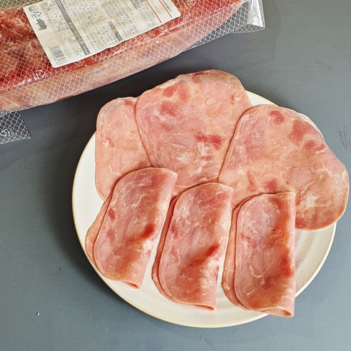 블랙라벨햄 1kg 국내산 돼지고기94% 고기 육결이 살아있는 샌드위치용 햄_냉동, 1팩