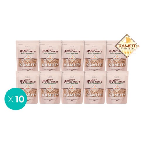 [바디랩 ] [직]카무트 브랜드밀 300g*10팩 (총 3kg), 300g, 10개