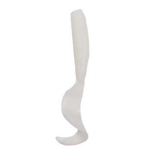 꼬리구더기 루아 가짜 미끼 10cm7.5g 미끼 단꼬리 연충 낚시 미끼 다색 5P, 백색