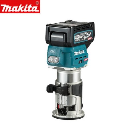 트리머 makita rt001g 40vmax xgt 브러시리스 모터 aws 라미네이트 6mm 8mm, rt001g 베어 도구, 1) RT001G bare tool