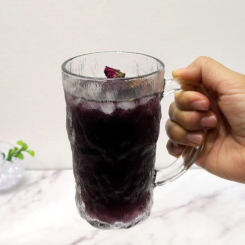 홈카페 인기만점 이쁜 유리컵세트, 4개, 로웰 머그 360ml