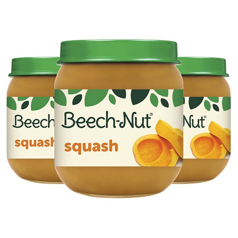 비치넛 과일 퓨레 113g, 3개, Squash (호박)