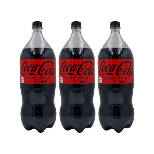 코카콜라 제로 대용량, 2L, 3개