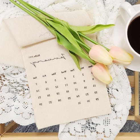 [OKㅣ강추] YULMIN 2023 린넨 캘린더 [OKNOWㅣ추천상품]