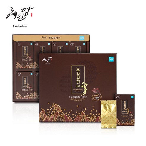 혜인담 홍삼절편 골드 20g*8개, 1개, 160g