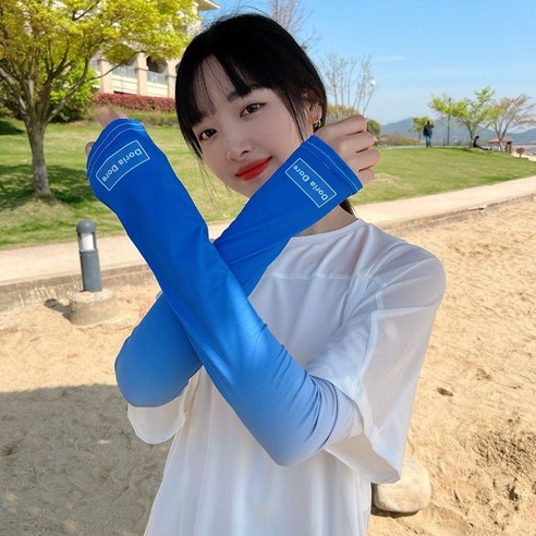 ZZJJC 선블라인드 아이스 여 ins 통기팔 토시 아이스에 롱 슬리브, 그라데이션 5#