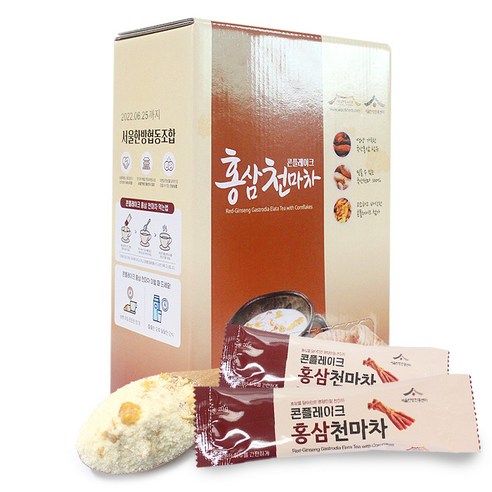 [서울한방협동조합] 약령 콘플레이크 홍삼천마차, 20g, 50개입, 1개