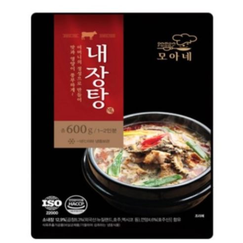 다모아 간편조리 즉석탕 내장탕 600g