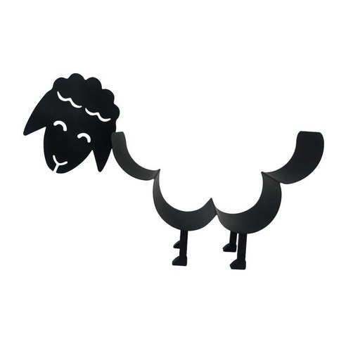 장식적인 화장실 홀더 랙 주최자 만화 동물 머리 욕실 조직 보관 선반 무료 서, 양, {"사이즈":"다중"}, {"수건소재":"분말 코팅 철"}