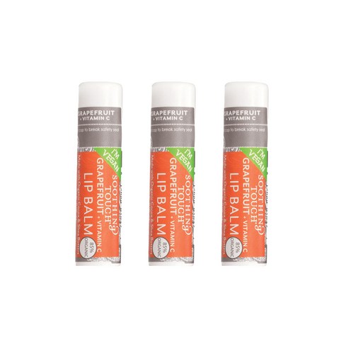 수딩터치 립밤 7g, 3개, Grapefruit+Vitamin C