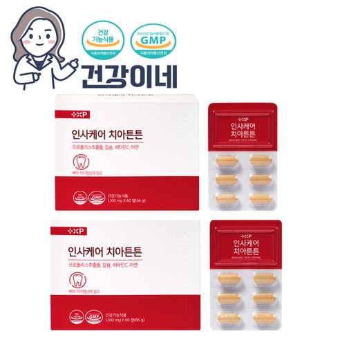 인사케어치아튼튼, 60정, 2개