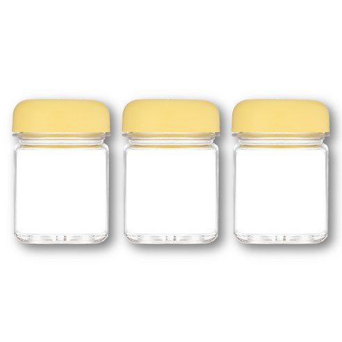 그로우민 국산 미니 트라이탄 무지 물병 마이보틀 3P, 옐로, 3개, 180ml