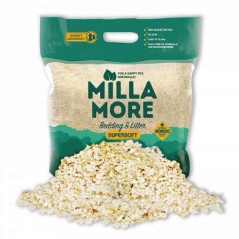 햄스터베딩 밀라모어 소프트 베딩 700g 햄스터용품 톱밥, 2개