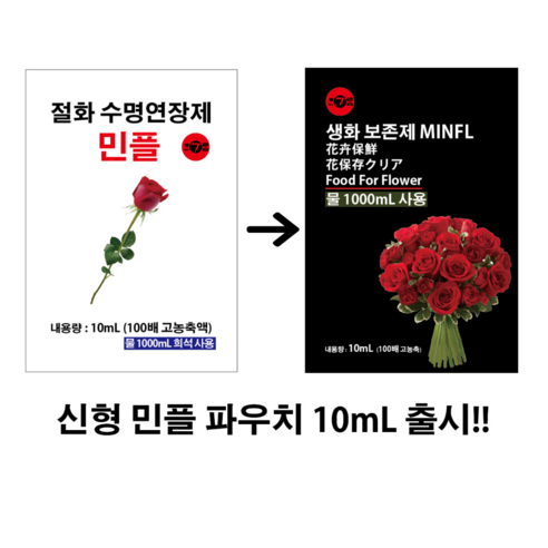 절화 수명 연장제, 30개, 10ml