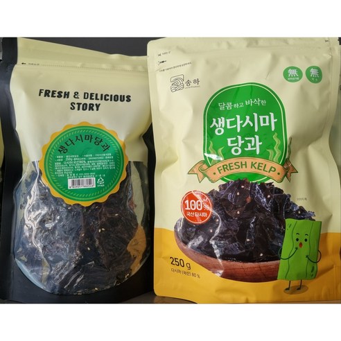 송하 생다시마당과 가보농산 최근제조 100% 국산다시마 무색소 무첨가, 1개