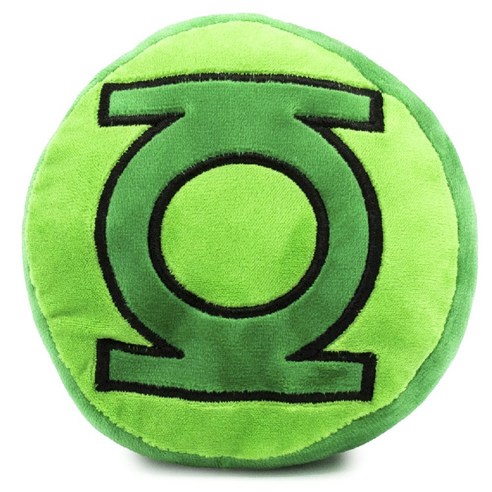 버클다운 도그 토이 스퀴커 플러쉬 강아지용 봉제장난감, 1개, Green Lantern