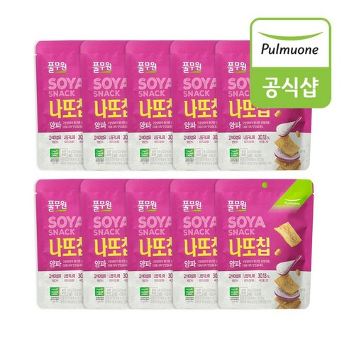 풀무원 나또칩 양파 40g x 10봉, 10개