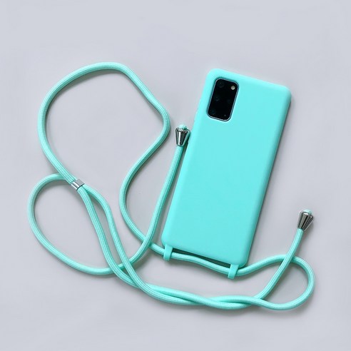 액상 실리콘 삼성 note20 ultra 핸드폰 케이스 소상큼s10 크로스 로프 넘어짐 방지 note10 + 심플한 순색 s21 + 유럽풍 적용 s20 패션 소프트 케이스 5G 로