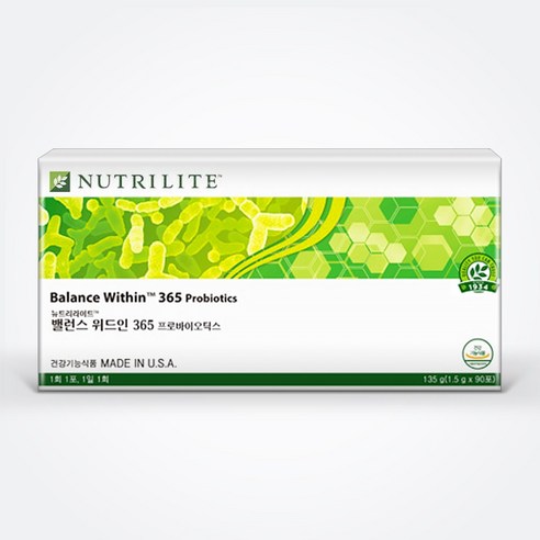 뉴트리라이트 밸런스 위드인 프로바이오틱스, 1.5g, 1개 암웨이다이어트