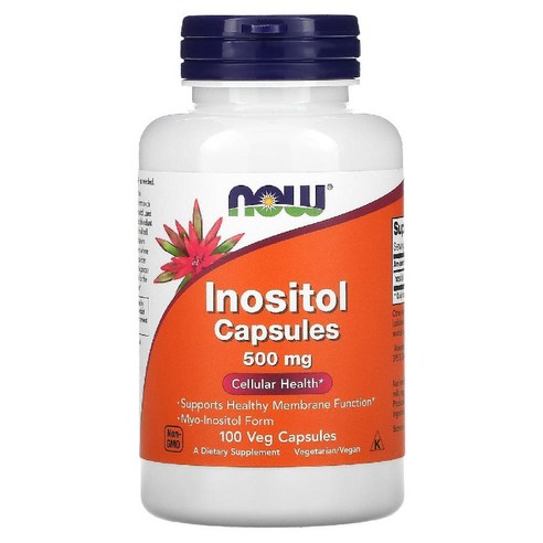 나우푸드 이노시톨 500mg 100캡슐 Inositol, 1개, 100개