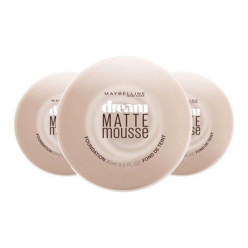 메이블린 드림 매트 무스 파운데이션 18g, Classic Ivory, 3개