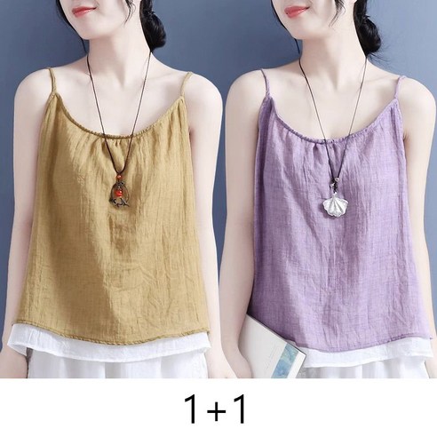 옷장 고민 끝! 여름 필수템, 끈 나시로 시원하고 스타일리시하게! 여성끈나시