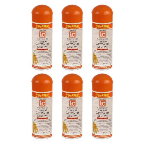 판타지아아이씨 헤어 폴리셔 당근 세럼 트리플 스트랭스, 6개, 178ml