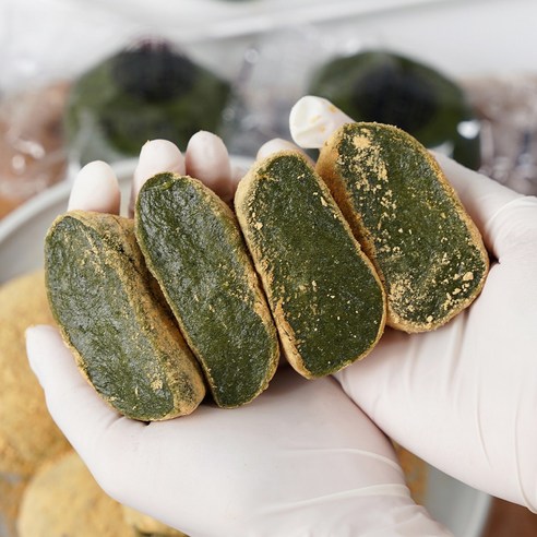 향긋한 쑥 내음 가득, 하람떡방 당일생산 쑥인절미로 즐기는 건강한 풍요 쑥떡