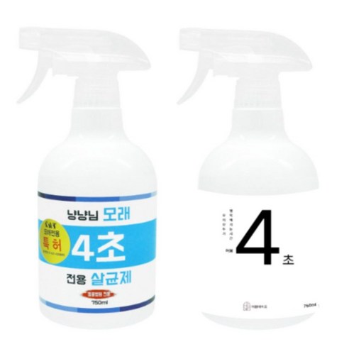 냥냥님 고양이모래 전용 4초살균제/ 강력한 탈취 살균, 없음, 1개, 750ml