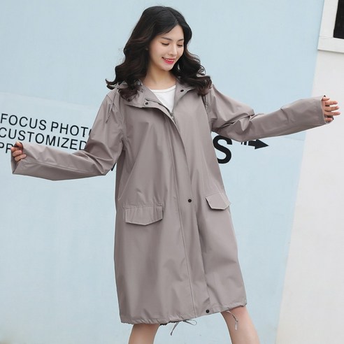 여성우비 레인코트 성인 패션 비옷